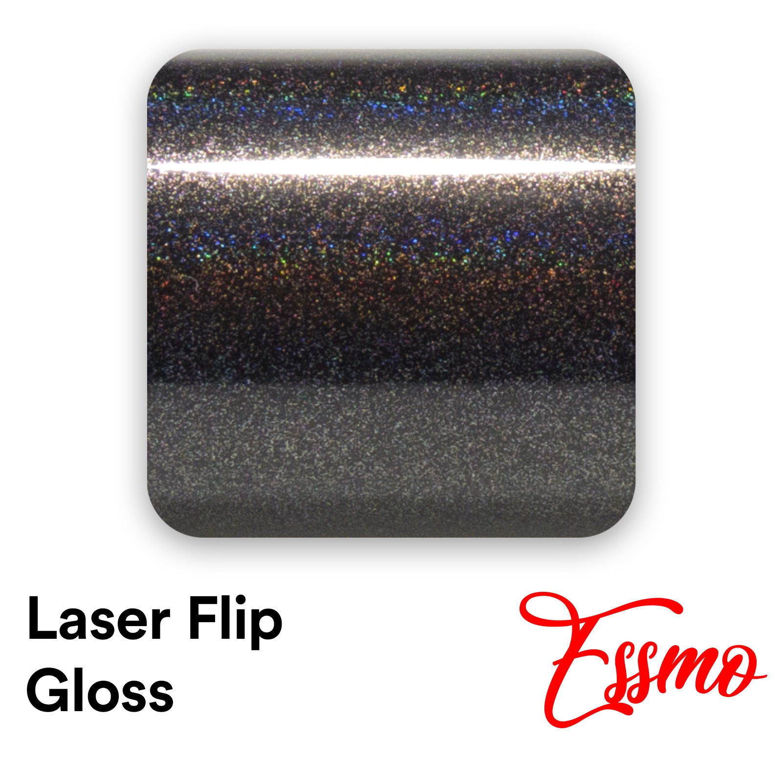 Laser Flip Gloss Black Vinyl Wrap – Essmovinyl