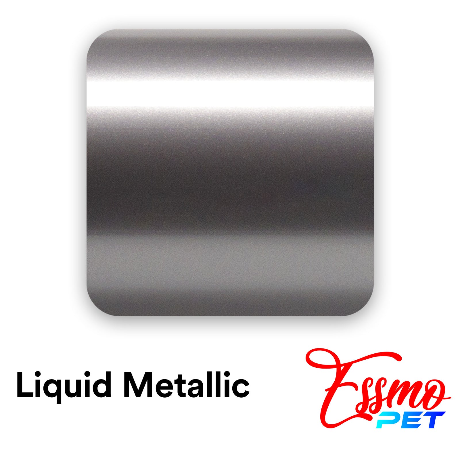 PET Liquid Metal Silver Vinyl