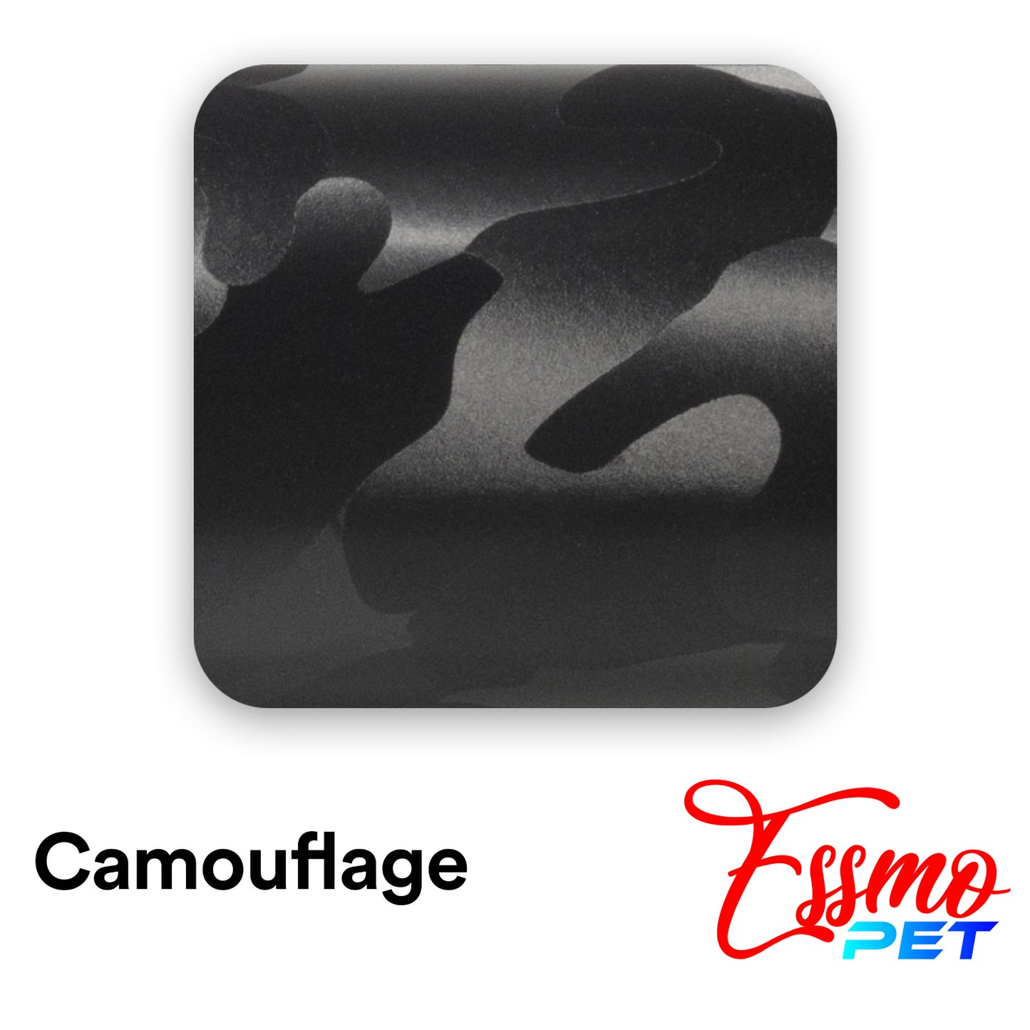 Camouflage Shadow Black Vinyl Wrap