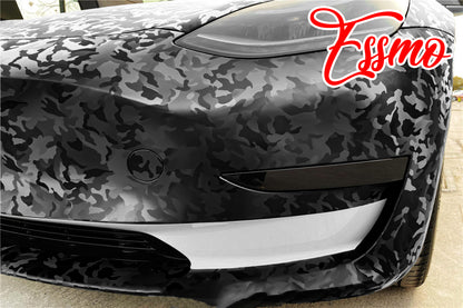 Camouflage Shadow Black Vinyl Wrap