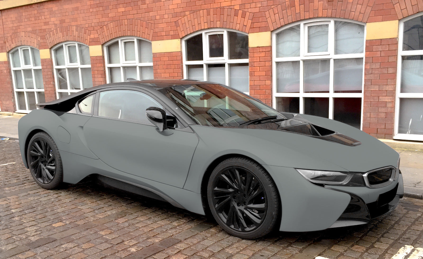 Ultral matte metallic auto wrappen grey
