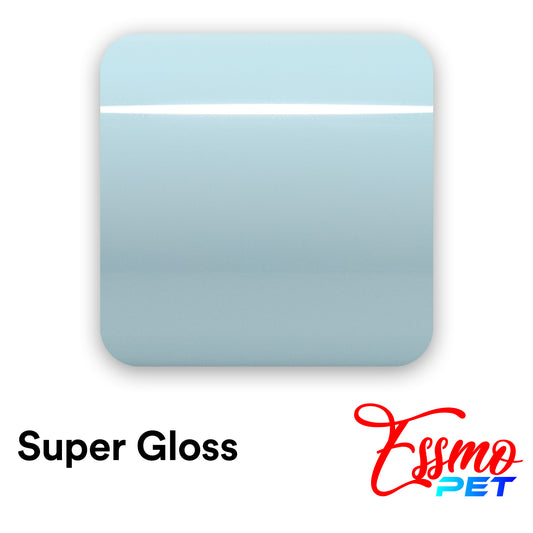 PET Super Gloss Frozzen Blue Vinyl Wrap