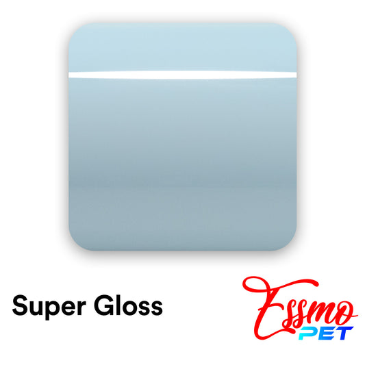 PET Super Gloss Ice Blue Vinyl Wrap