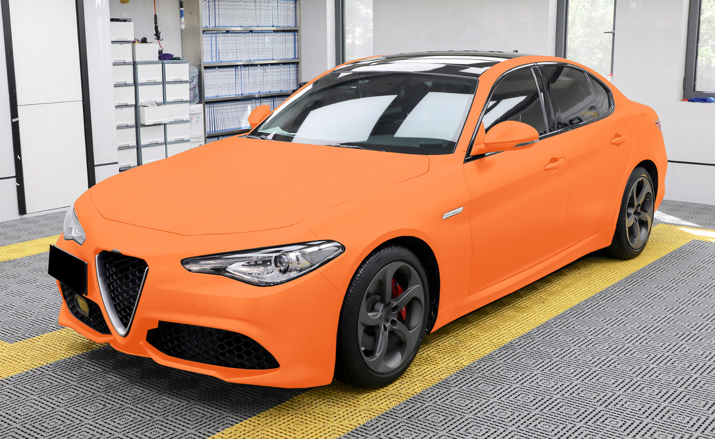 Ultra Matte Flame Orange Vinyl Wrap