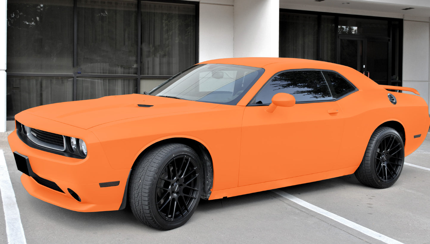 Ultra Matte Flame Orange Vinyl Wrap