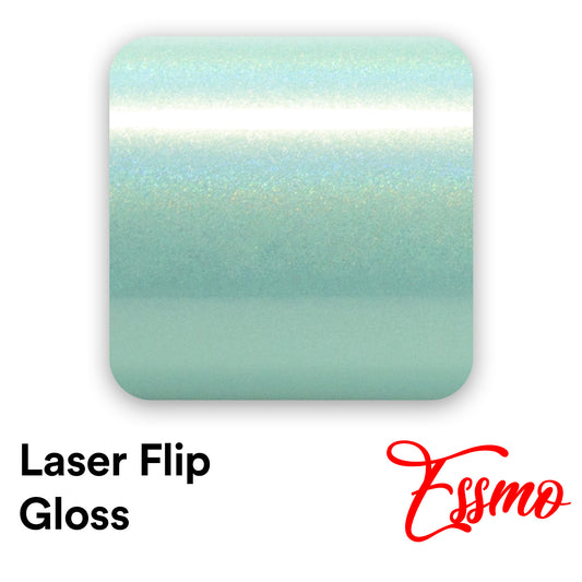 Laser Flip Gloss Teal Vinyl Wrap