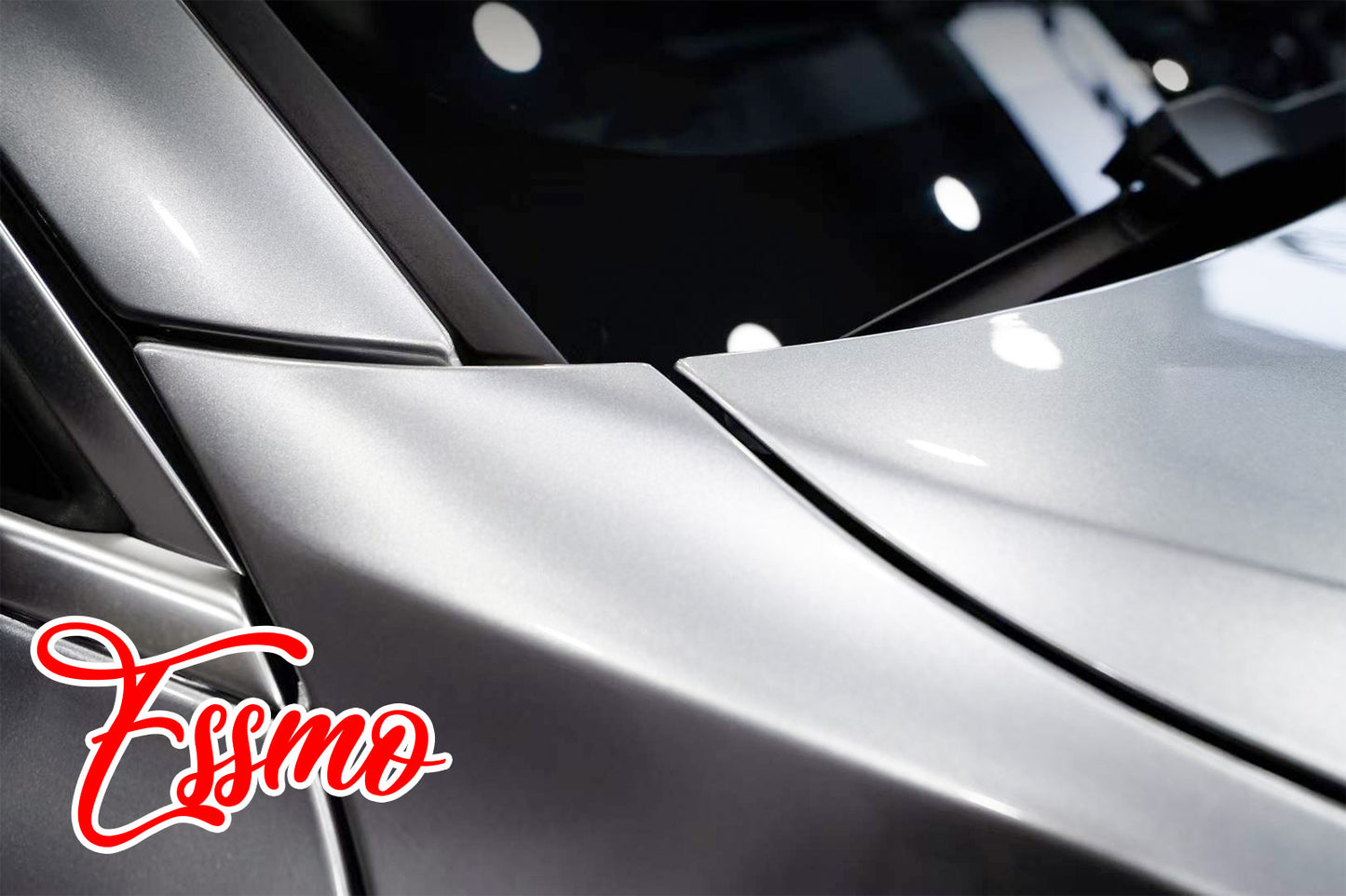 PET Super Gloss Metallic GT Silver Vinyl Wrap