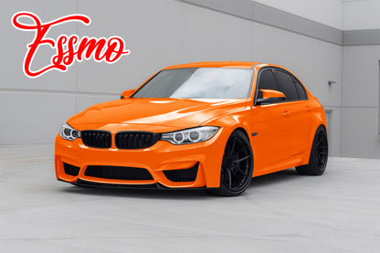 PET Super Gloss Lava Orange Vinyl Wrap