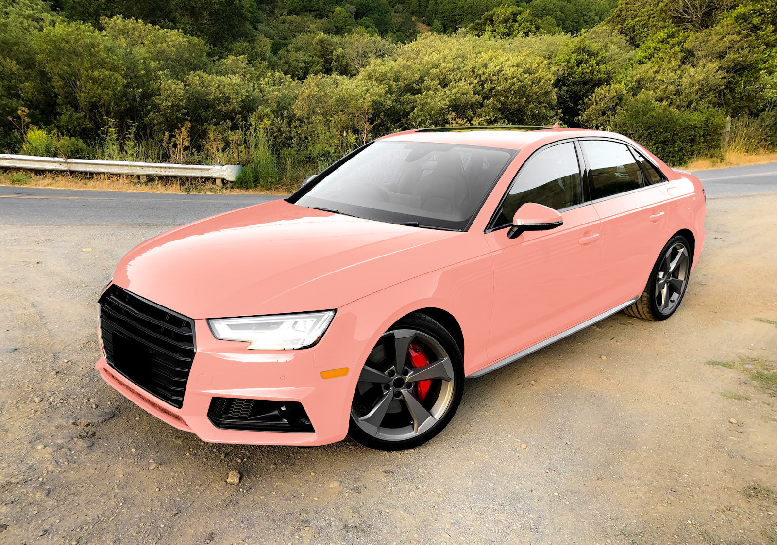 High Glossy Piggy Pink Vinyl Wrap