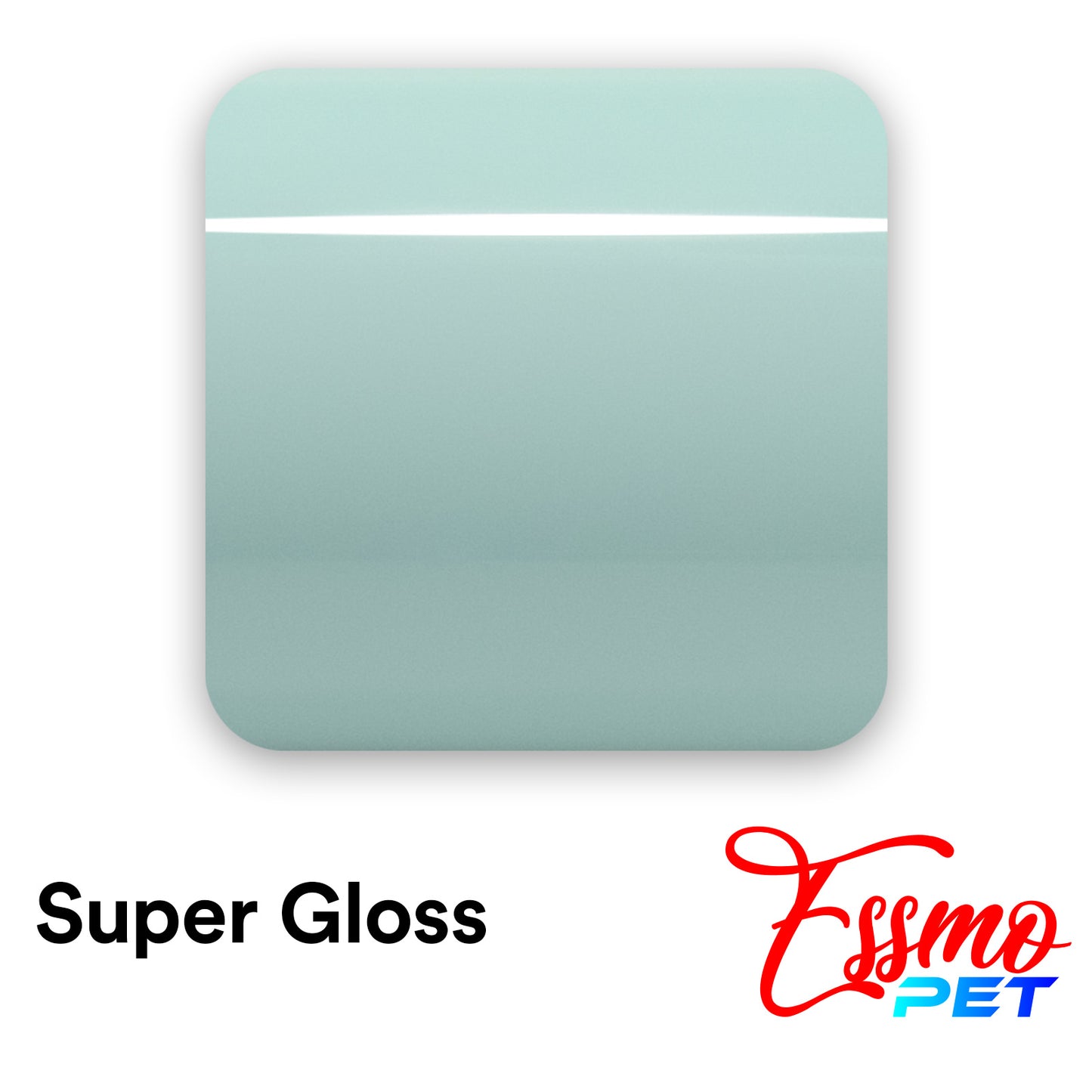 PET Super Gloss Ocean Mist Teal Vinyl Wrap
