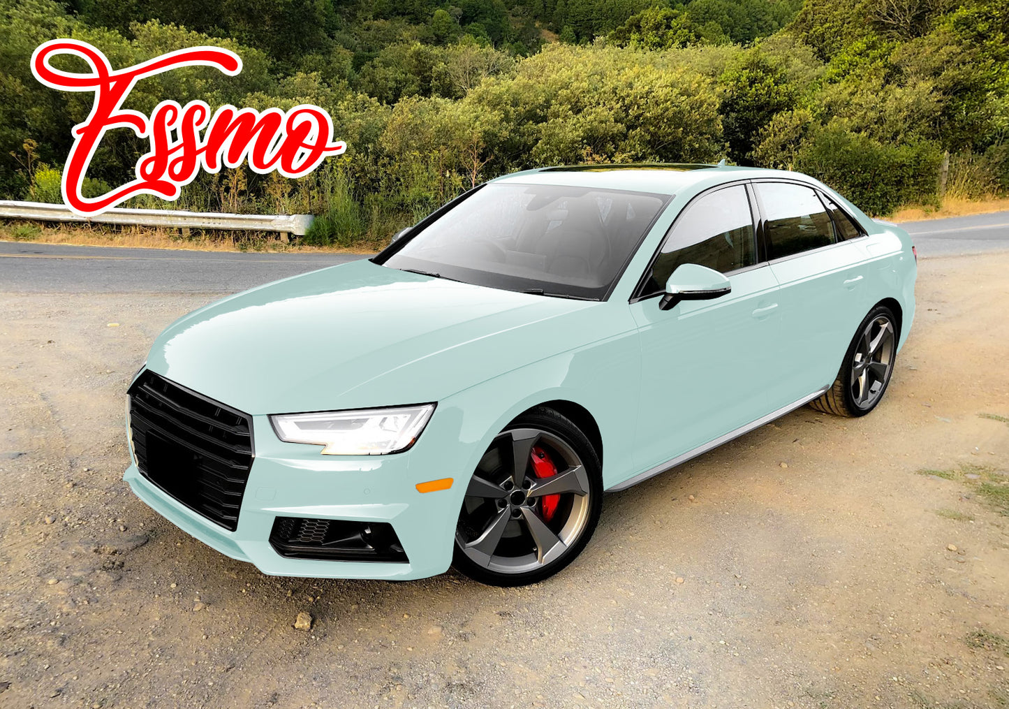 PET Super Gloss Ocean Mist Teal Vinyl Wrap