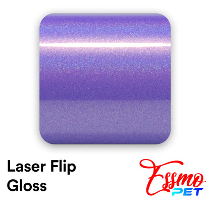 PET Laser Flip Gloss Purple Vinyl Wrap