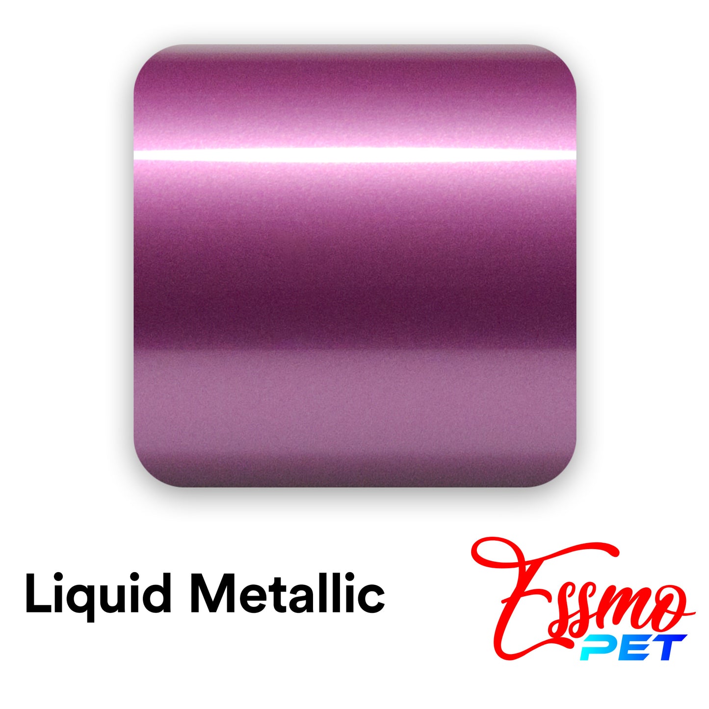 PET Liquid Metallic Kunzite Pink Vinyl Wrap