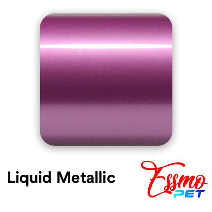 PET Liquid Metallic Kunzite Pink Vinyl Wrap