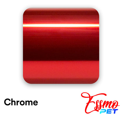 PET Chrome Red Vinyl Wrap