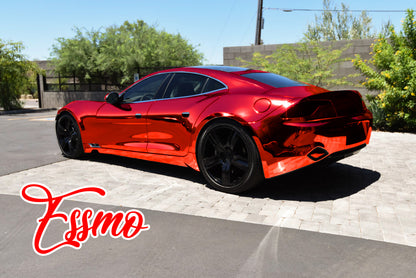 PET Chrome Red Vinyl Wrap