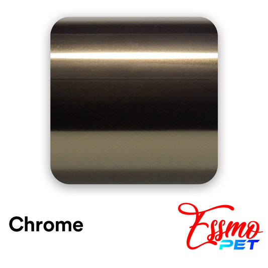 PET Chrome Gray Vinyl Wrap