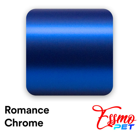 PET Romance Chrome Klein Blue Vinyl Wrap