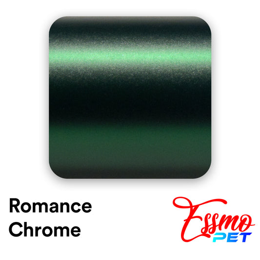 PET Romance Chrome Venom Green Vinyl Wrap