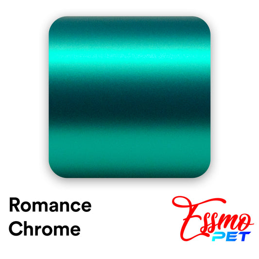 PET Romance Chrome Teal Vinyl Wrap