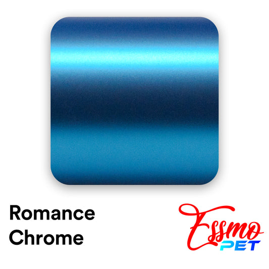 PET Romance Chrome Light Blue Vinyl Wrap