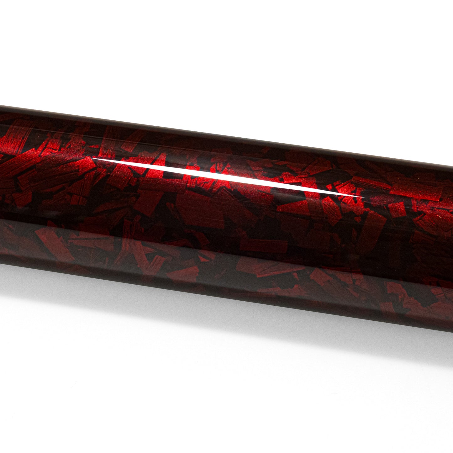 PET Marble Forged Gloss Carbon Fiber Textured Red Vinyl Wrap