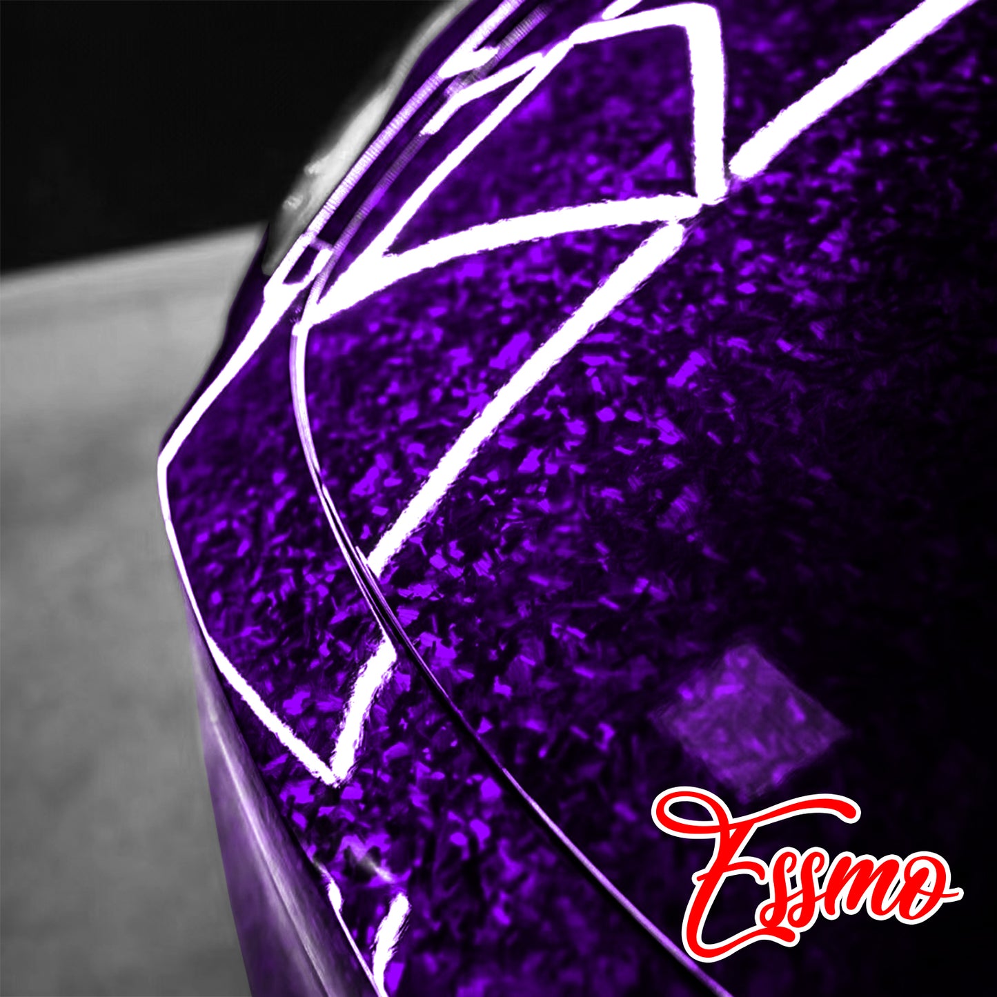 Matte Black Purple Vinyl Wrap – vinylfrog