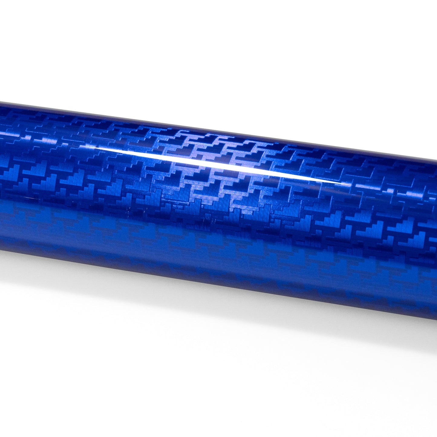 PET Squadron Carbon Fiber Gloss Royal Blue Vinyl Wrap