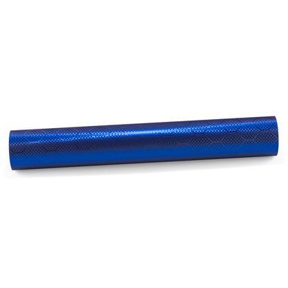 PET Honeycomb Carbon Fiber Satin Royal Blue Hex Vinyl Wrap