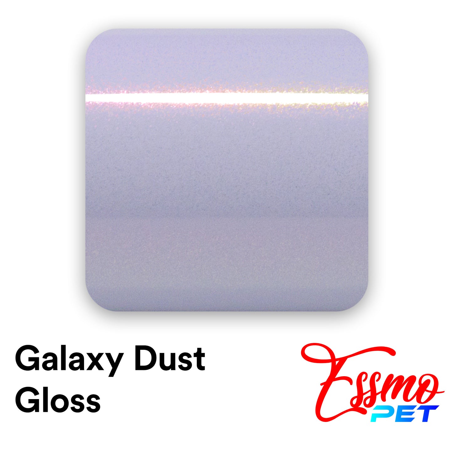 PET Galaxy Dust Gloss Platinum Red Vinyl Wrap