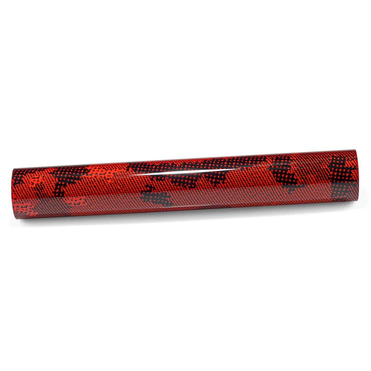 PET Camouflage Python Gloss Dark Red Vinyl Wrap