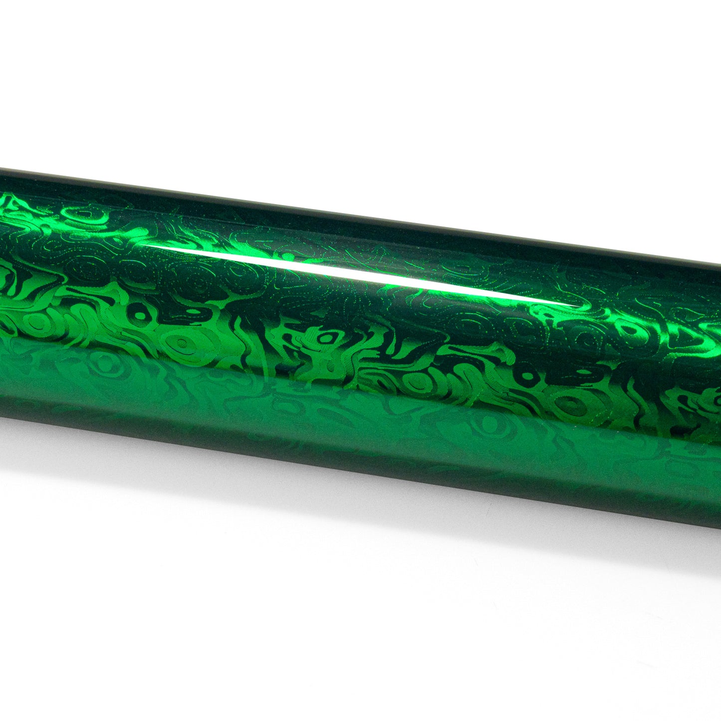 PET Damascus Forged Gloss Beast Green Vinyl Wrap