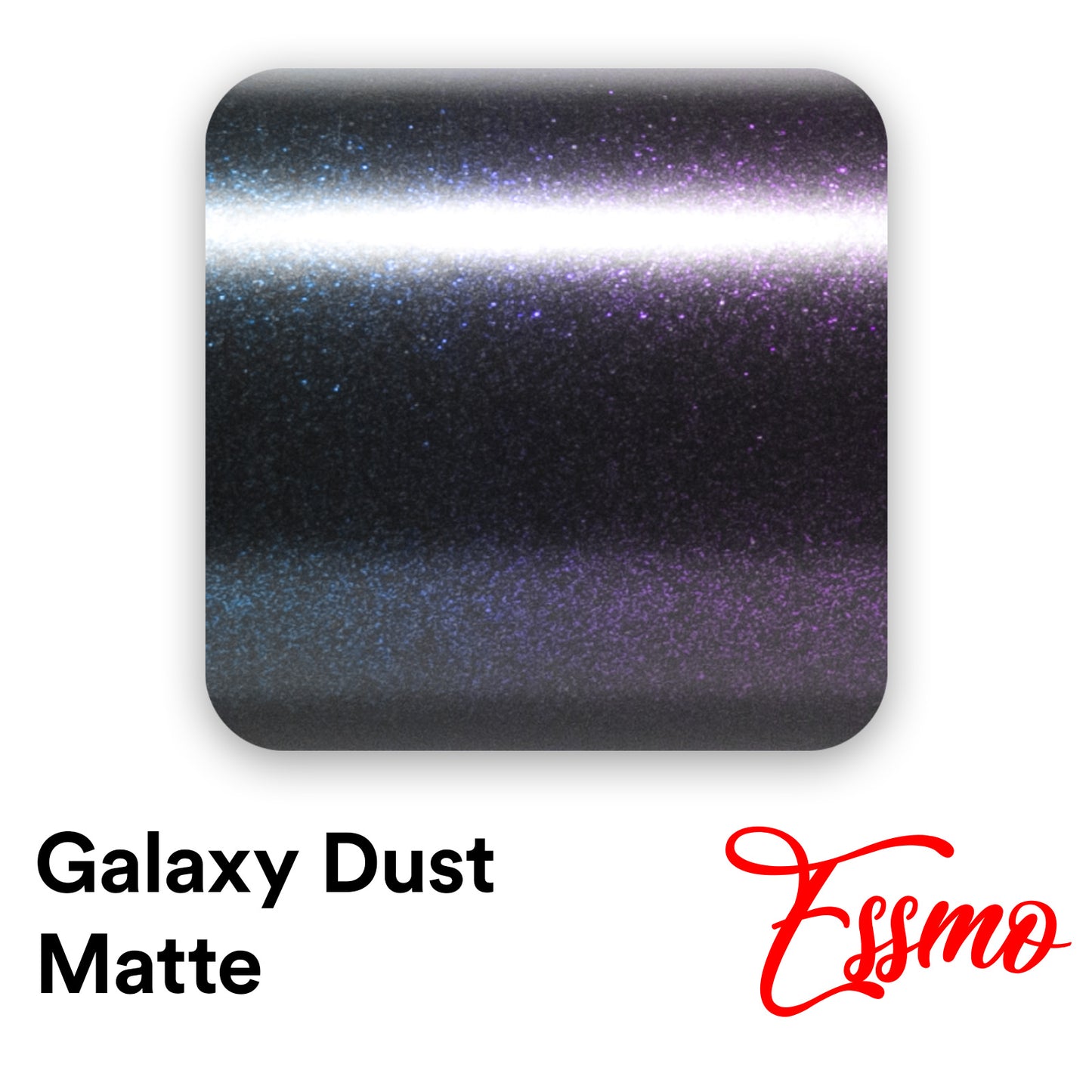 Galaxy Dust Matte Midnight Blue Vinyl Wrap