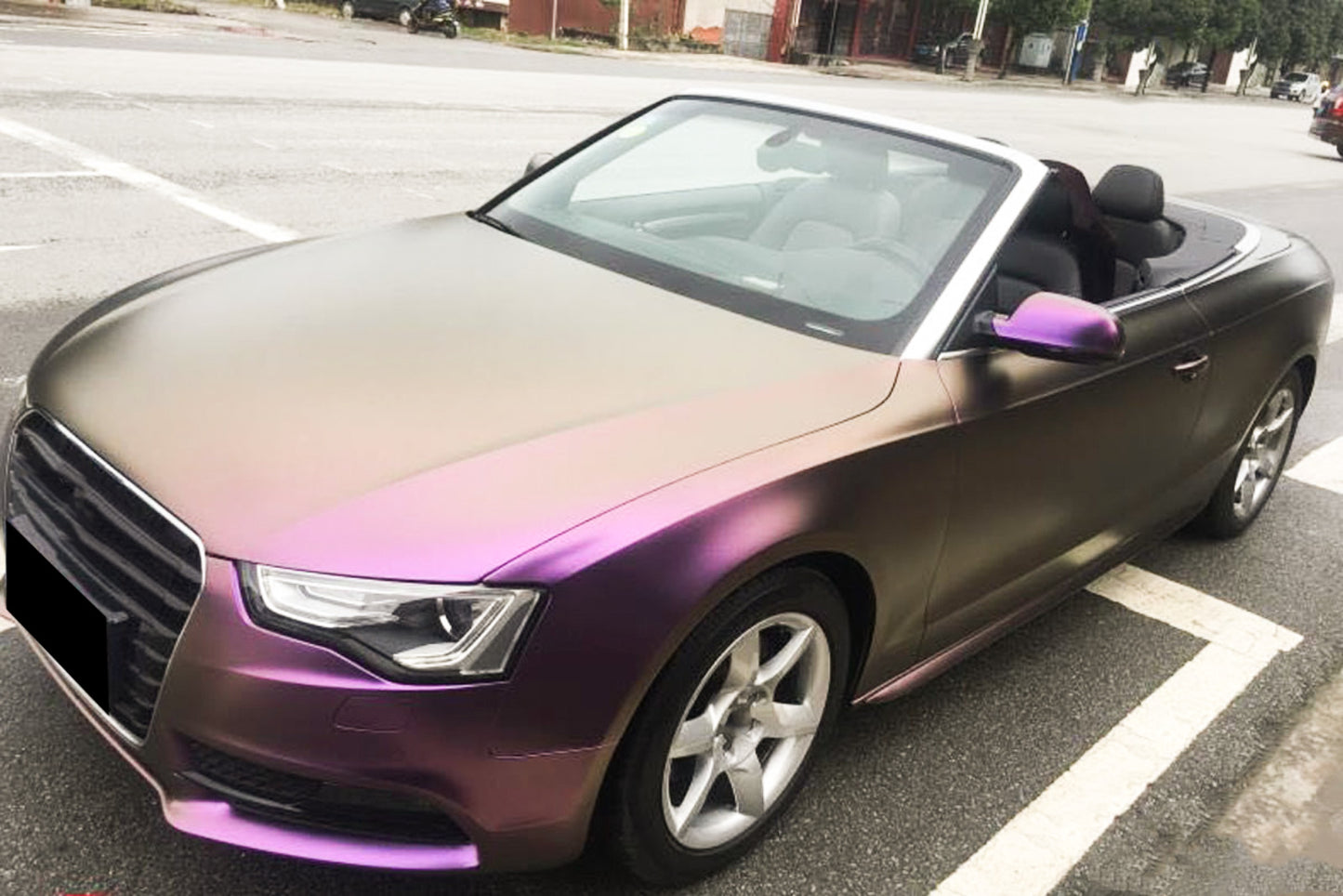 Galaxy Dust Matte Purple Bronze Vinyl Wrap