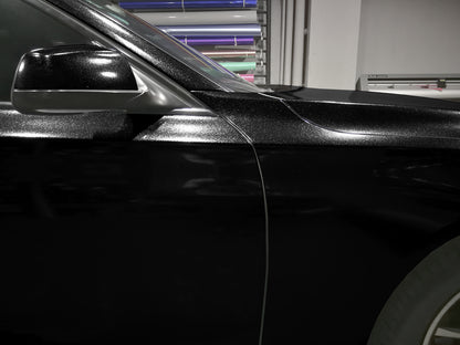 Sparkle Black Gloss Glitter Vinyl Wrap