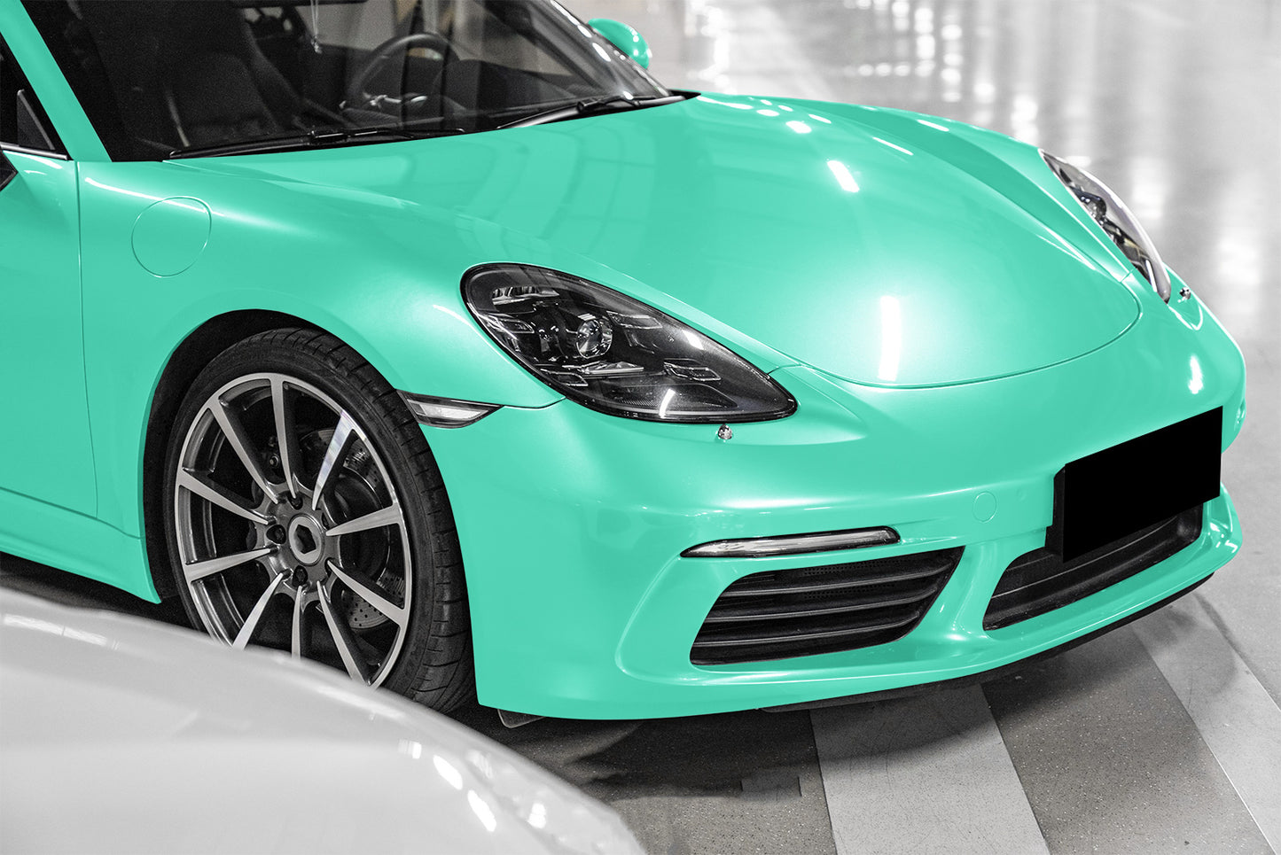 Super Gloss Metallic Teal Vinyl Wrap