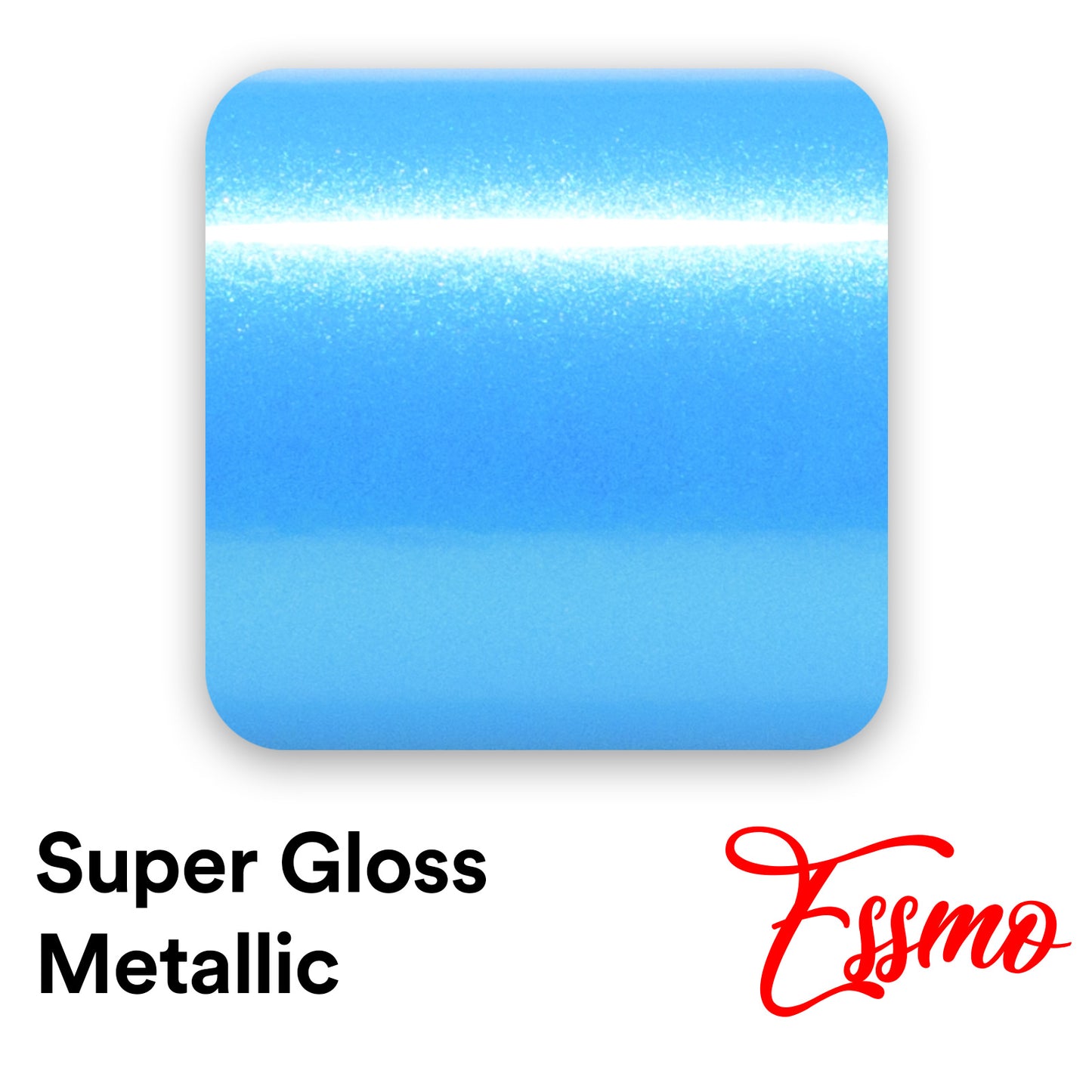 Super Gloss Metallic Ocean Blue Vinyl Wrap