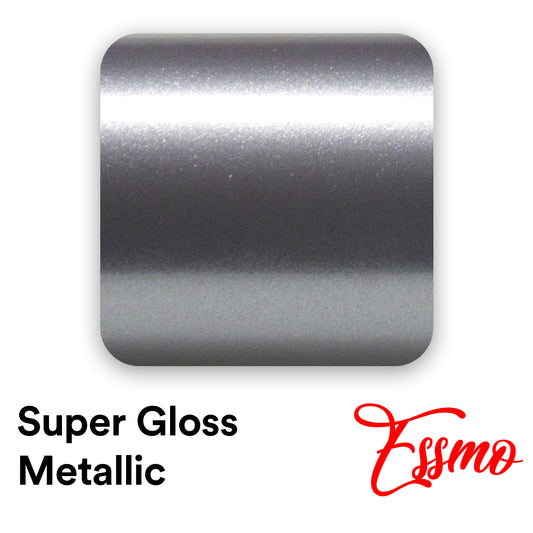 Super Gloss Metallic Shadow Gray Vinyl Wrap