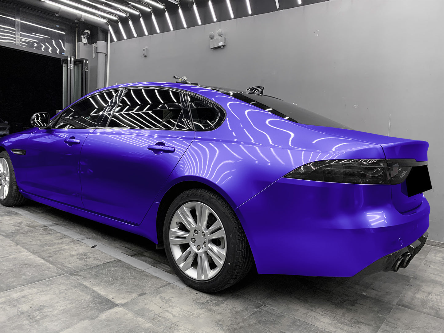 Super Gloss Metallic Purple Vinyl Wrap