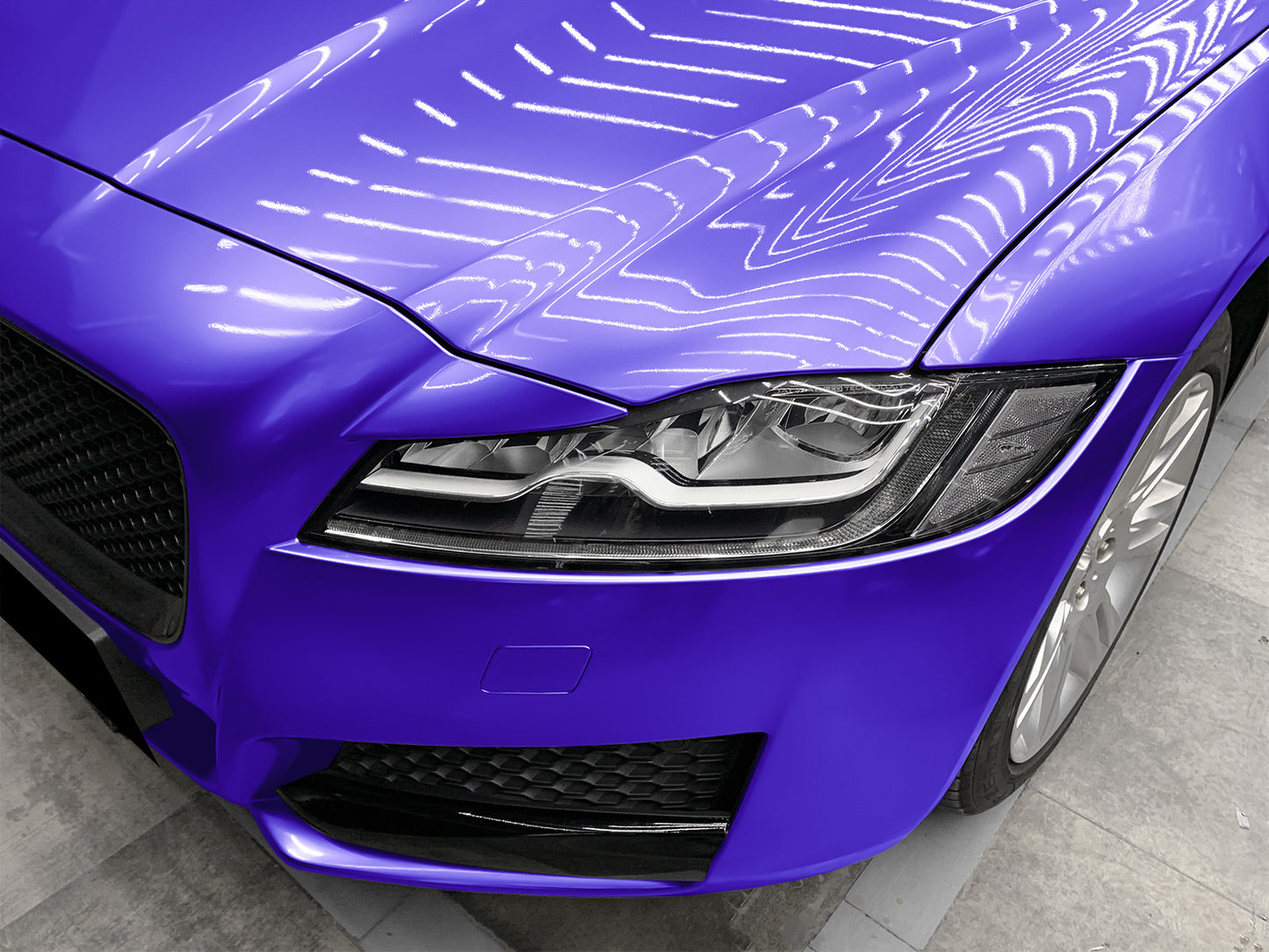 Super Gloss Metallic Purple Vinyl Wrap