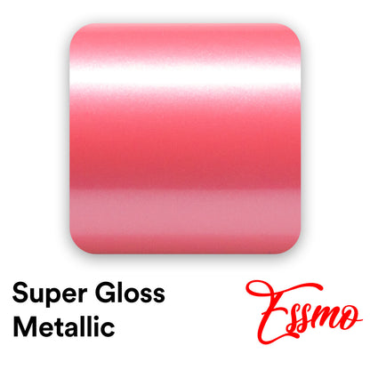Super Gloss Metallic Pink Vinyl Wrap