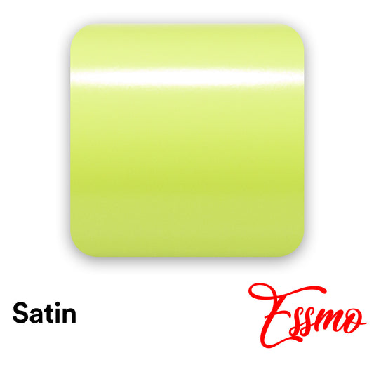 Satin Acid Lime Matte Flat Vinyl Wrap