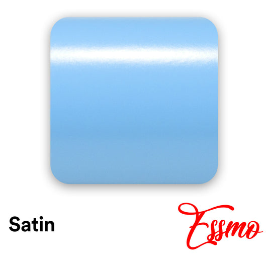 Satin Baby Blue Matte Flat Vinyl Wrap