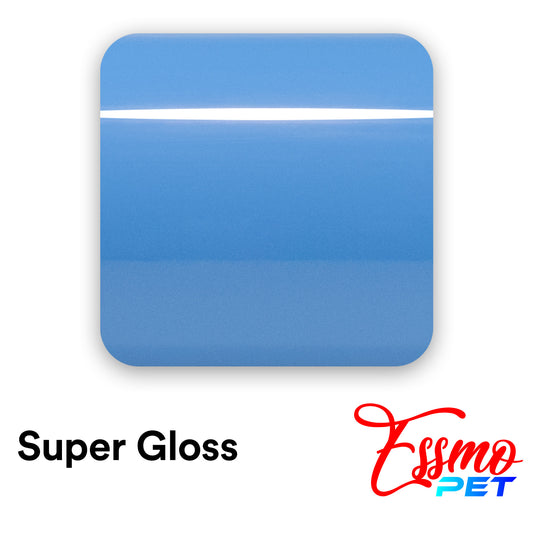 PET Super Gloss Marina Blue Vinyl Wrap