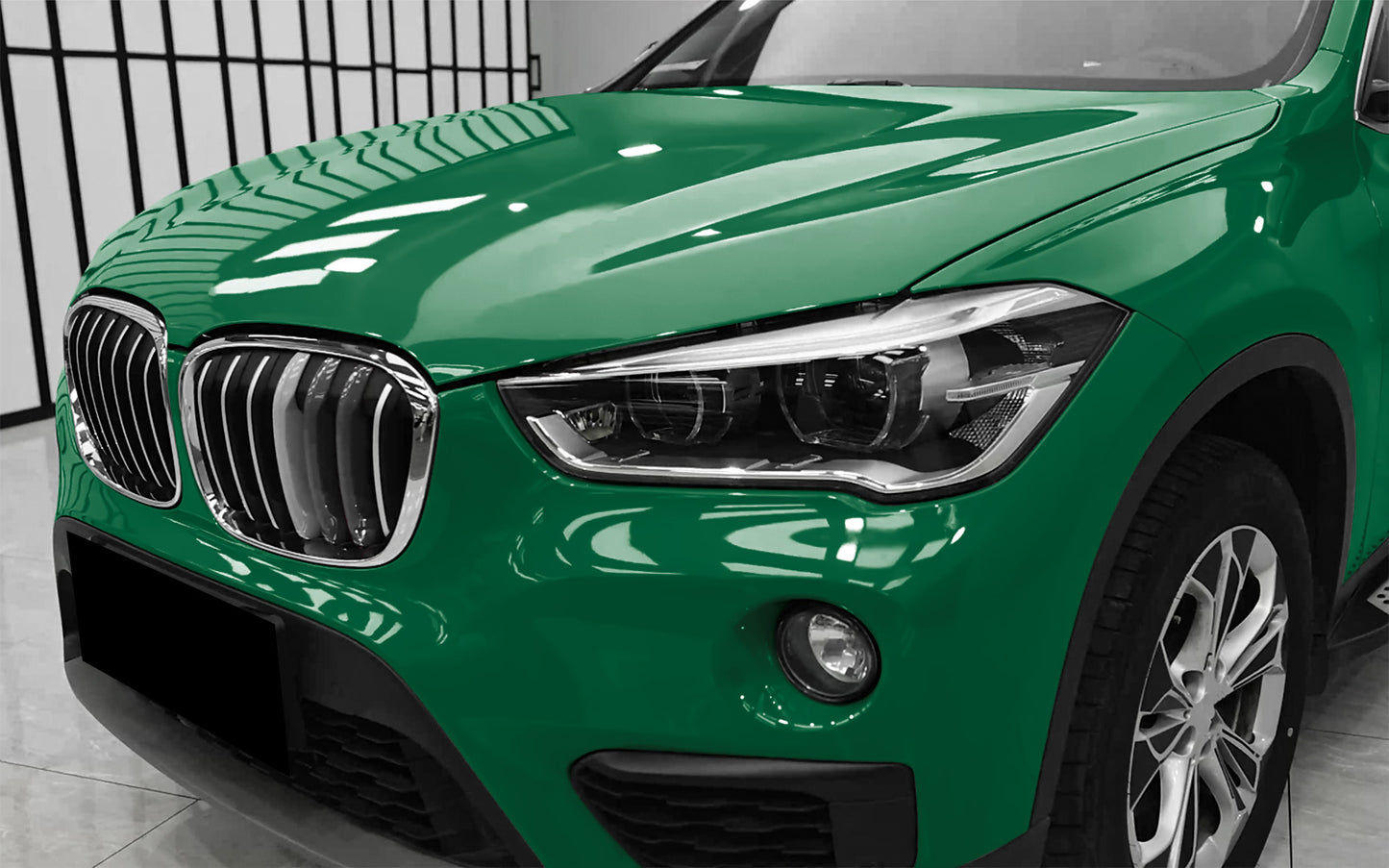 High Gloss Dark Green Vinyl Wrap