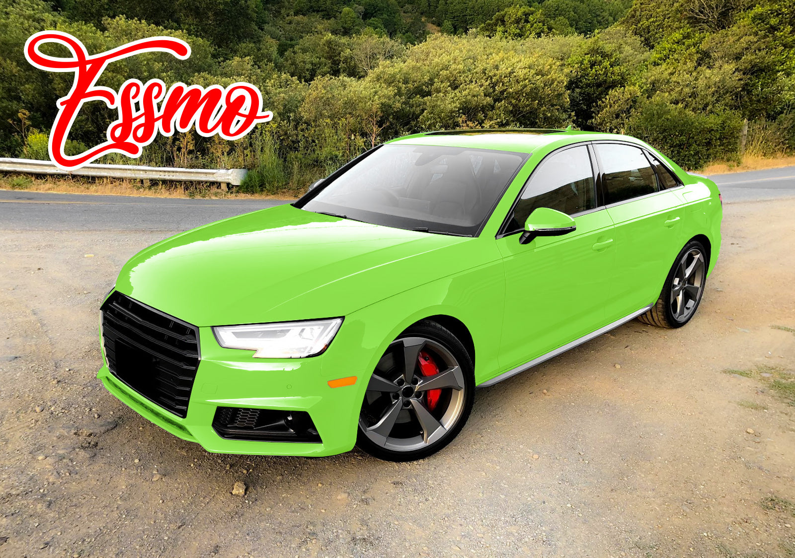 PET Super Gloss Pearlescent Mint Green Vinyl Wrap – Essmovinyl