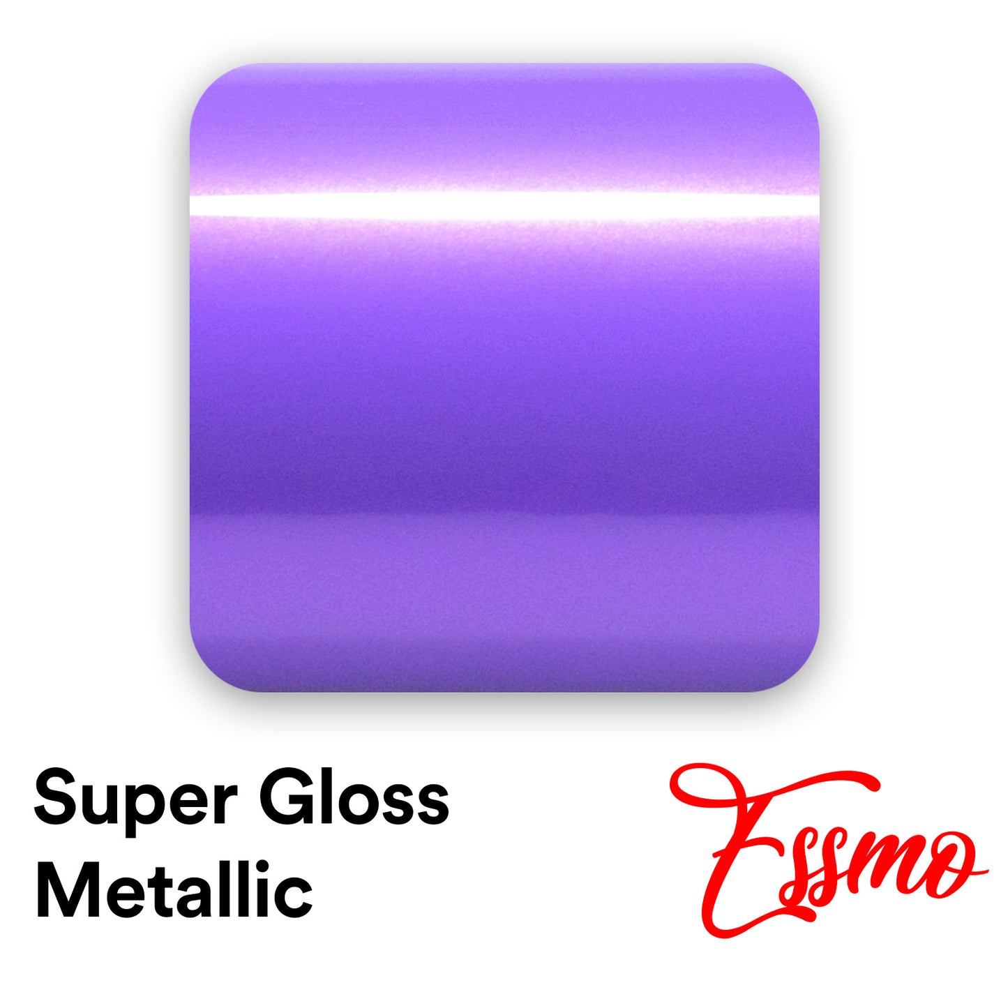 Super Gloss Metallic Violet Purple Vinyl Wrap