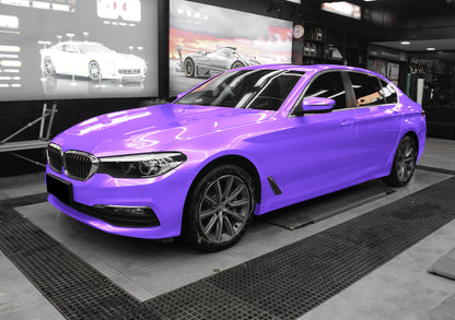 Super Gloss Metallic Violet Purple Vinyl Wrap