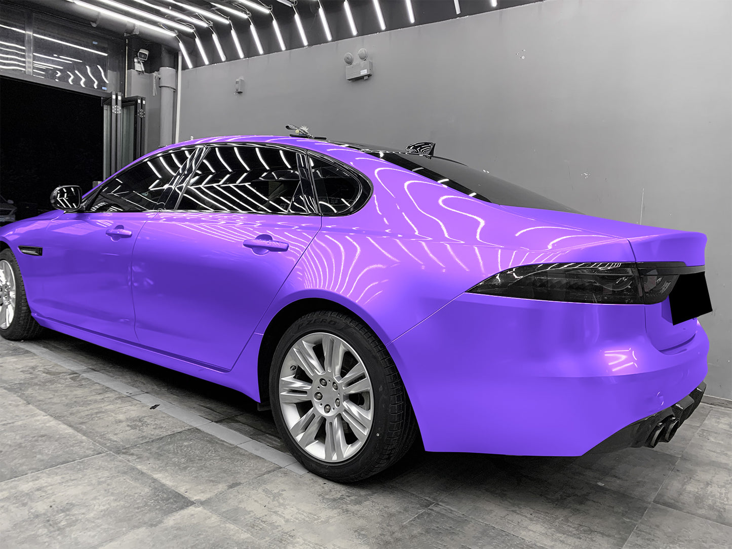 Super Gloss Metallic Violet Purple Vinyl Wrap