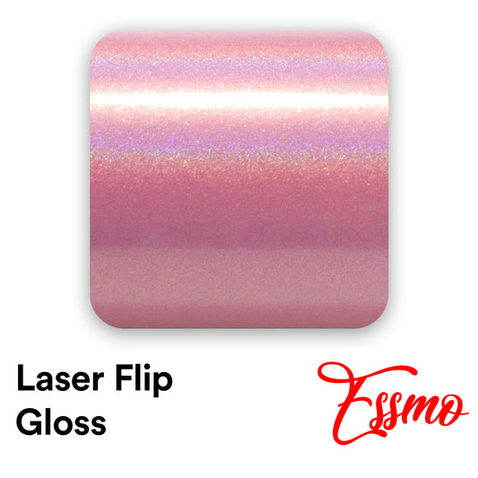 Laser Flip Gloss Pink Vinyl Wrap